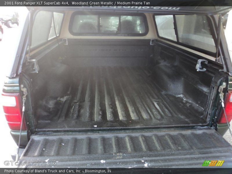 Woodland Green Metallic / Medium Prairie Tan 2001 Ford Ranger XLT SuperCab 4x4