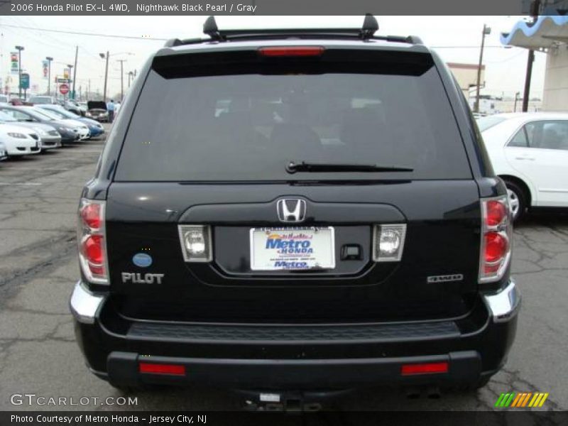 Nighthawk Black Pearl / Gray 2006 Honda Pilot EX-L 4WD