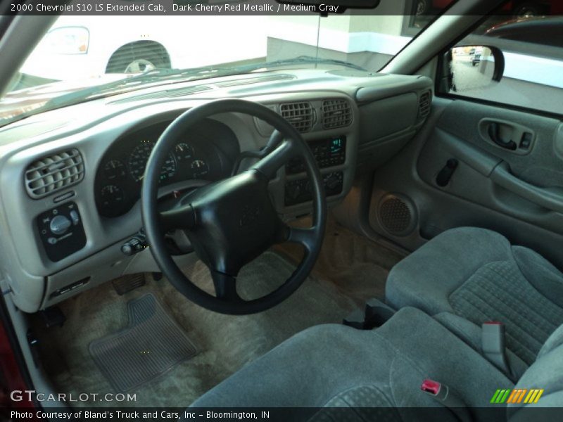 Medium Gray Interior - 2000 S10 LS Extended Cab 