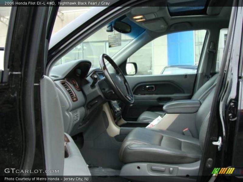 Nighthawk Black Pearl / Gray 2006 Honda Pilot EX-L 4WD