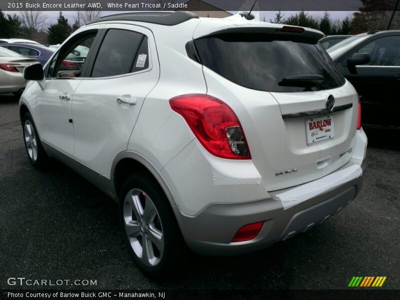 White Pearl Tricoat / Saddle 2015 Buick Encore Leather AWD