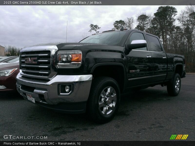 Onyx Black / Jet Black 2015 GMC Sierra 2500HD SLE Crew Cab 4x4