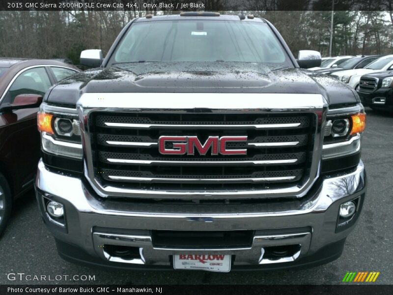 Onyx Black / Jet Black 2015 GMC Sierra 2500HD SLE Crew Cab 4x4