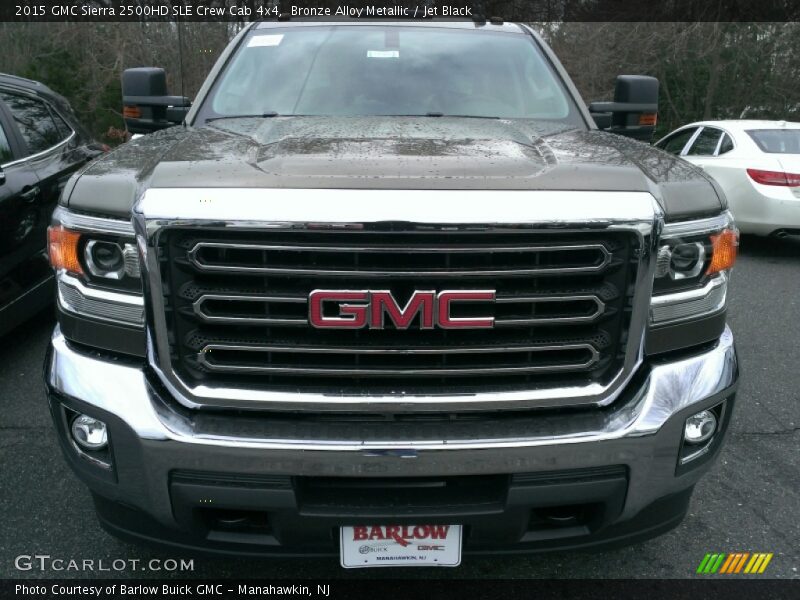 Bronze Alloy Metallic / Jet Black 2015 GMC Sierra 2500HD SLE Crew Cab 4x4