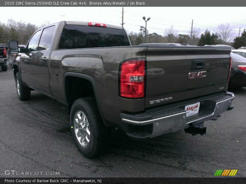 Bronze Alloy Metallic / Jet Black 2015 GMC Sierra 2500HD SLE Crew Cab 4x4