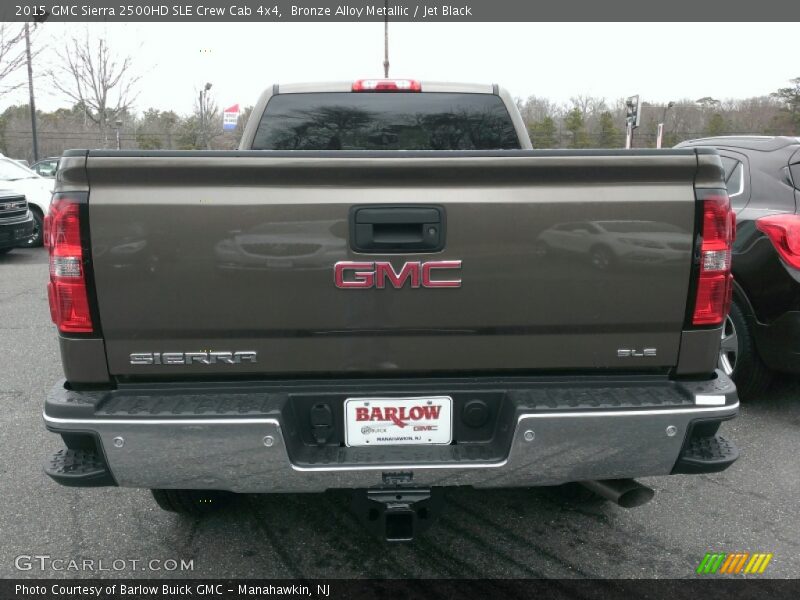 Bronze Alloy Metallic / Jet Black 2015 GMC Sierra 2500HD SLE Crew Cab 4x4