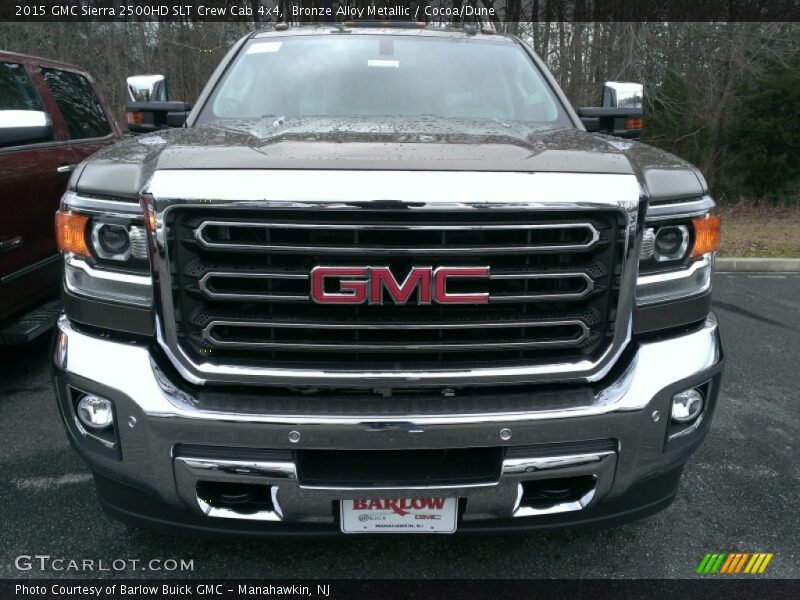 Bronze Alloy Metallic / Cocoa/Dune 2015 GMC Sierra 2500HD SLT Crew Cab 4x4