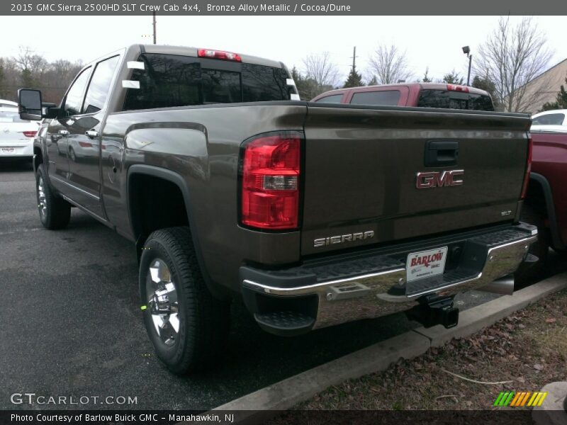 Bronze Alloy Metallic / Cocoa/Dune 2015 GMC Sierra 2500HD SLT Crew Cab 4x4