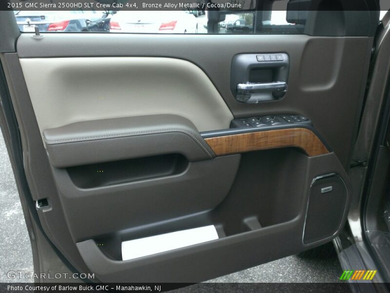 Bronze Alloy Metallic / Cocoa/Dune 2015 GMC Sierra 2500HD SLT Crew Cab 4x4
