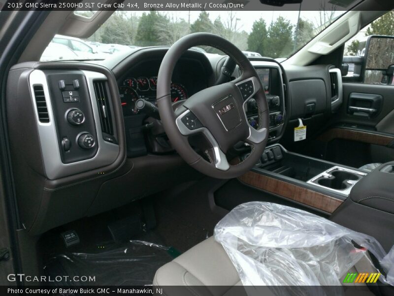 Bronze Alloy Metallic / Cocoa/Dune 2015 GMC Sierra 2500HD SLT Crew Cab 4x4