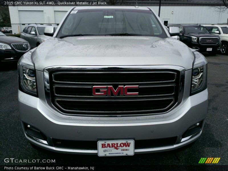 Quicksilver Metallic / Jet Black 2015 GMC Yukon XL SLT 4WD
