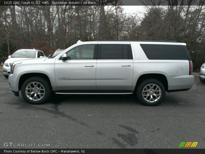 Quicksilver Metallic / Jet Black 2015 GMC Yukon XL SLT 4WD