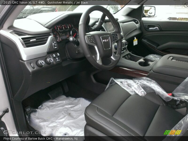 Quicksilver Metallic / Jet Black 2015 GMC Yukon XL SLT 4WD