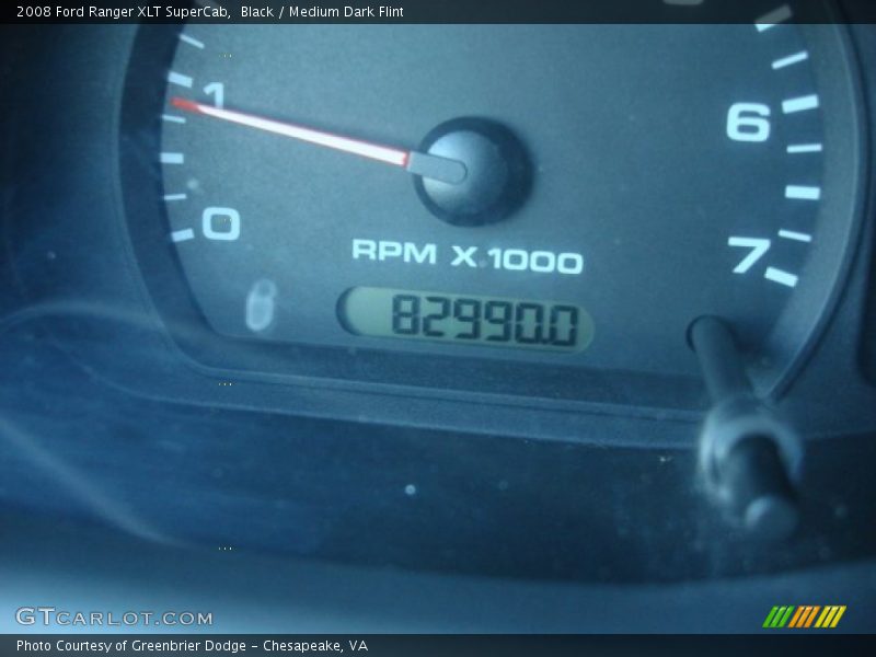Black / Medium Dark Flint 2008 Ford Ranger XLT SuperCab