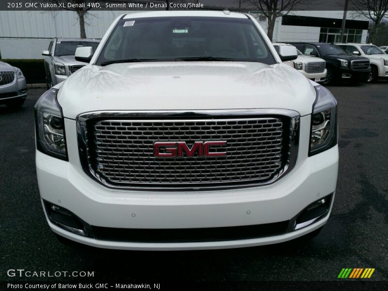 Summit White / Denali Cocoa/Shale 2015 GMC Yukon XL Denali 4WD