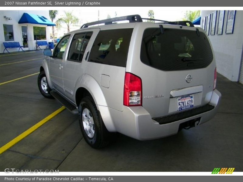 Silver Lightning / Graphite 2007 Nissan Pathfinder SE