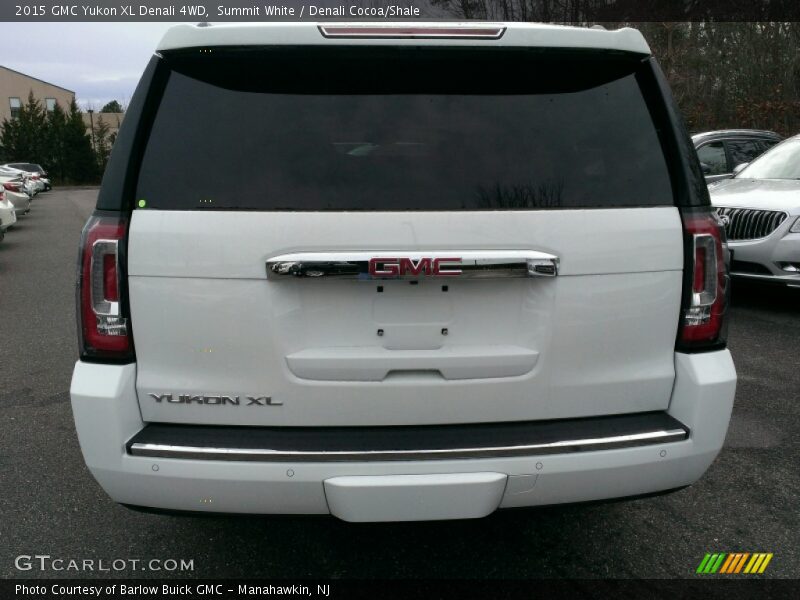 Summit White / Denali Cocoa/Shale 2015 GMC Yukon XL Denali 4WD