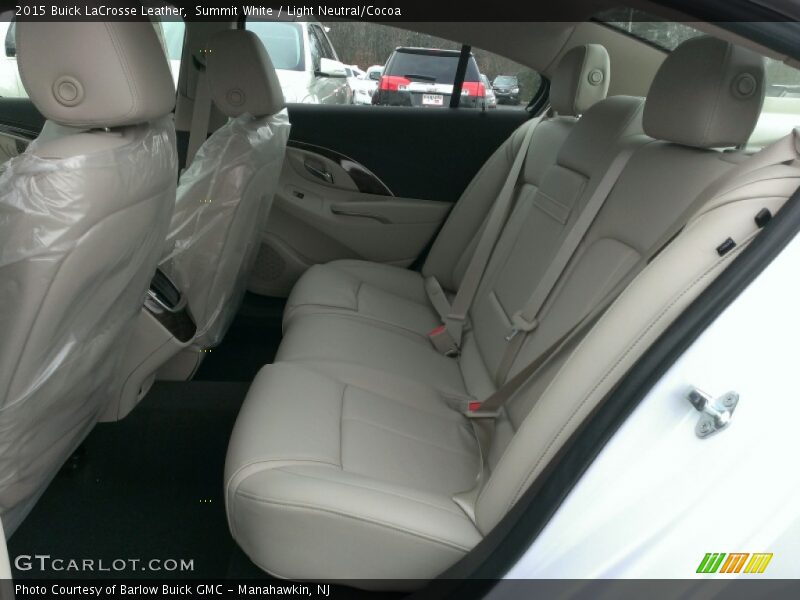 Summit White / Light Neutral/Cocoa 2015 Buick LaCrosse Leather