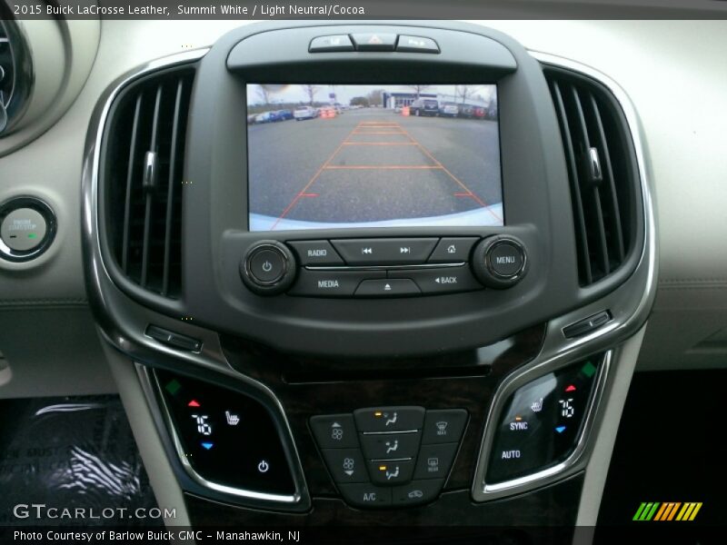 Summit White / Light Neutral/Cocoa 2015 Buick LaCrosse Leather
