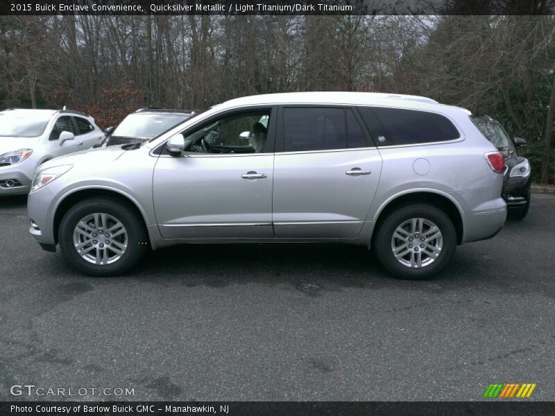 Quicksilver Metallic / Light Titanium/Dark Titanium 2015 Buick Enclave Convenience