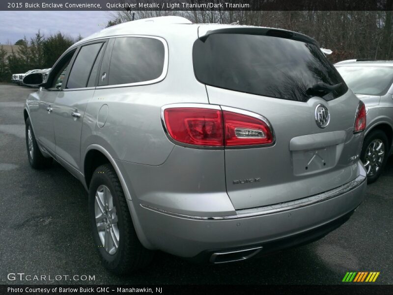 Quicksilver Metallic / Light Titanium/Dark Titanium 2015 Buick Enclave Convenience