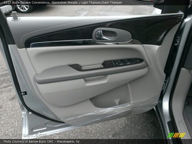 Quicksilver Metallic / Light Titanium/Dark Titanium 2015 Buick Enclave Convenience