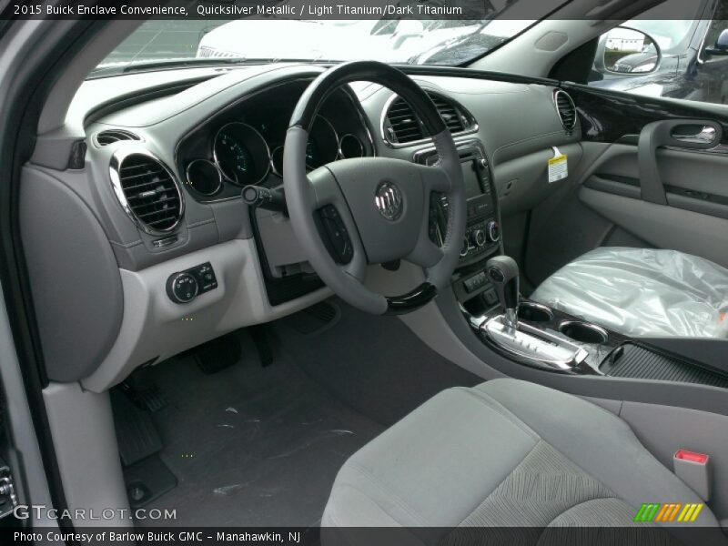 Quicksilver Metallic / Light Titanium/Dark Titanium 2015 Buick Enclave Convenience