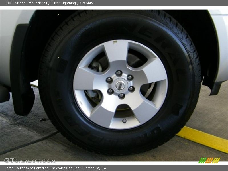 Silver Lightning / Graphite 2007 Nissan Pathfinder SE