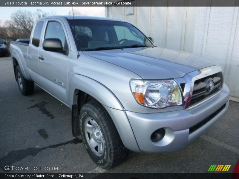 Silver Streak Mica / Graphite 2010 Toyota Tacoma SR5 Access Cab 4x4