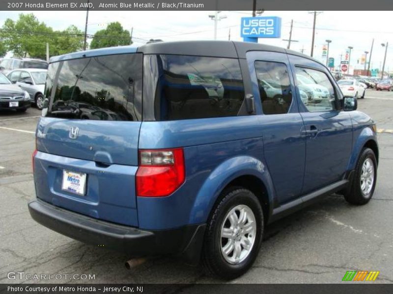 Atomic Blue Metallic / Black/Titanium 2007 Honda Element EX AWD