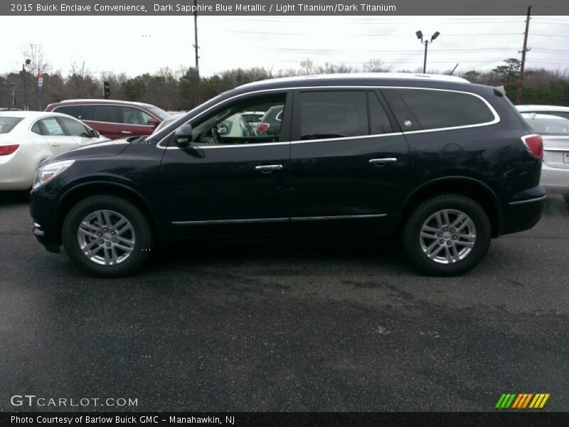 Dark Sapphire Blue Metallic / Light Titanium/Dark Titanium 2015 Buick Enclave Convenience