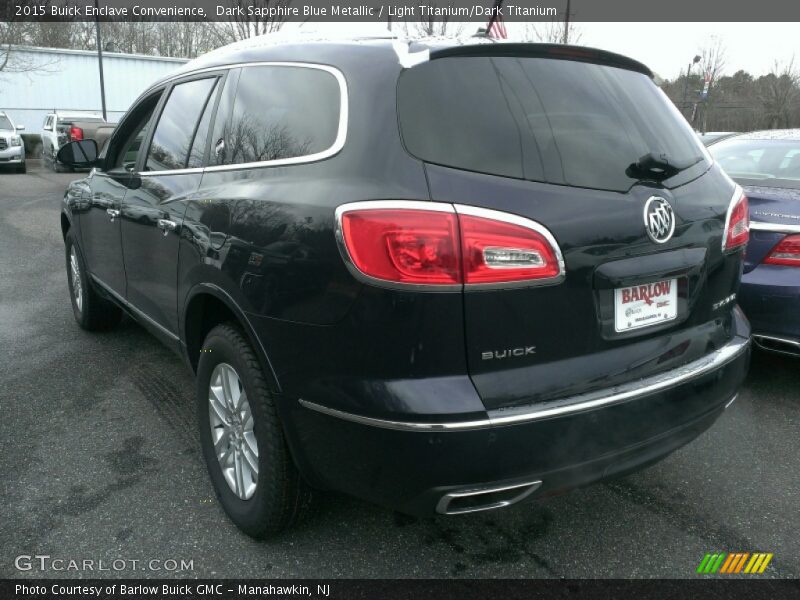 Dark Sapphire Blue Metallic / Light Titanium/Dark Titanium 2015 Buick Enclave Convenience