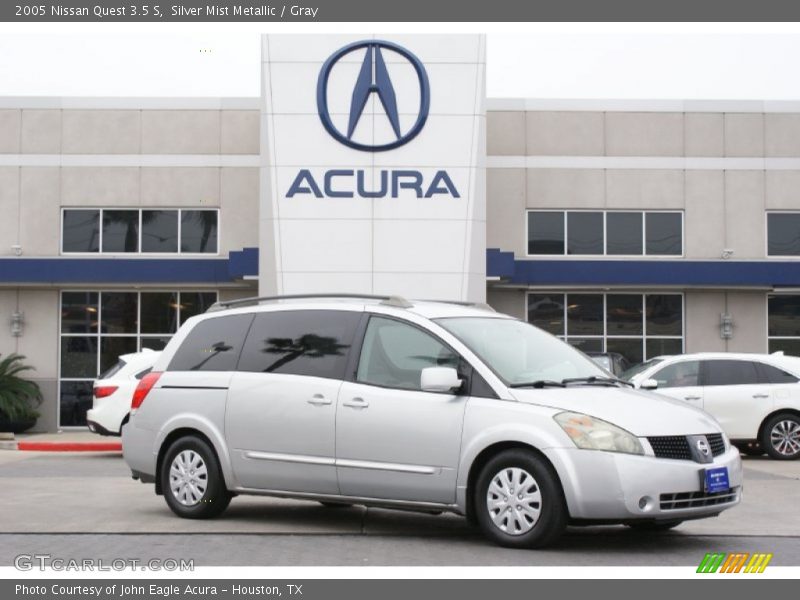Silver Mist Metallic / Gray 2005 Nissan Quest 3.5 S