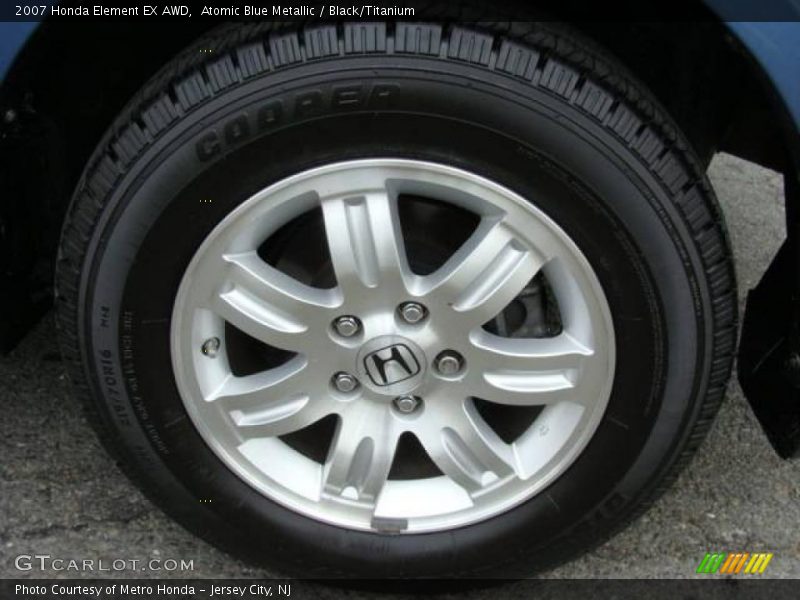 Atomic Blue Metallic / Black/Titanium 2007 Honda Element EX AWD