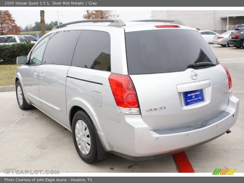 Silver Mist Metallic / Gray 2005 Nissan Quest 3.5 S