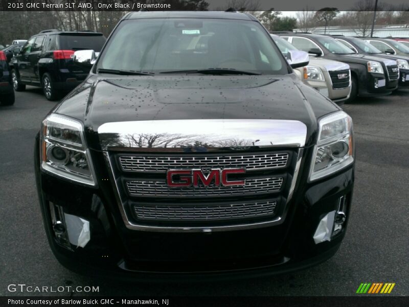 Onyx Black / Brownstone 2015 GMC Terrain SLT AWD
