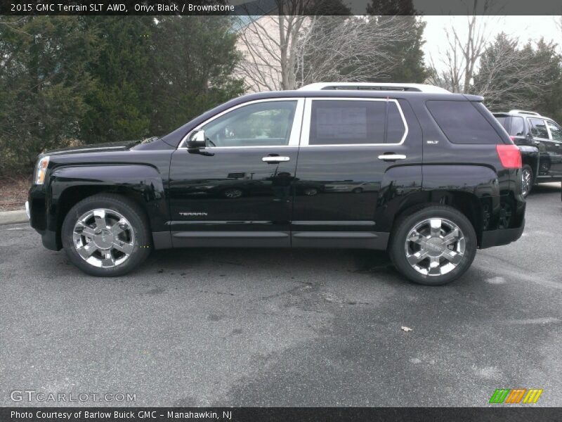 Onyx Black / Brownstone 2015 GMC Terrain SLT AWD