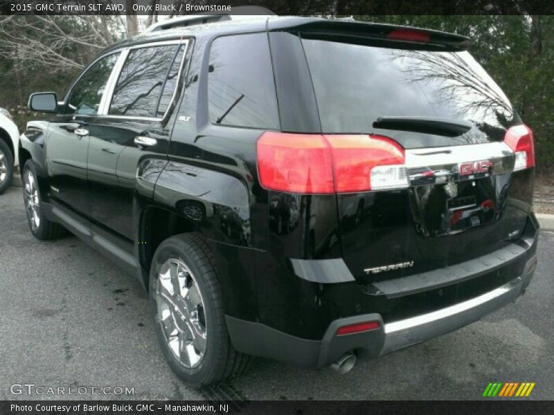 Onyx Black / Brownstone 2015 GMC Terrain SLT AWD