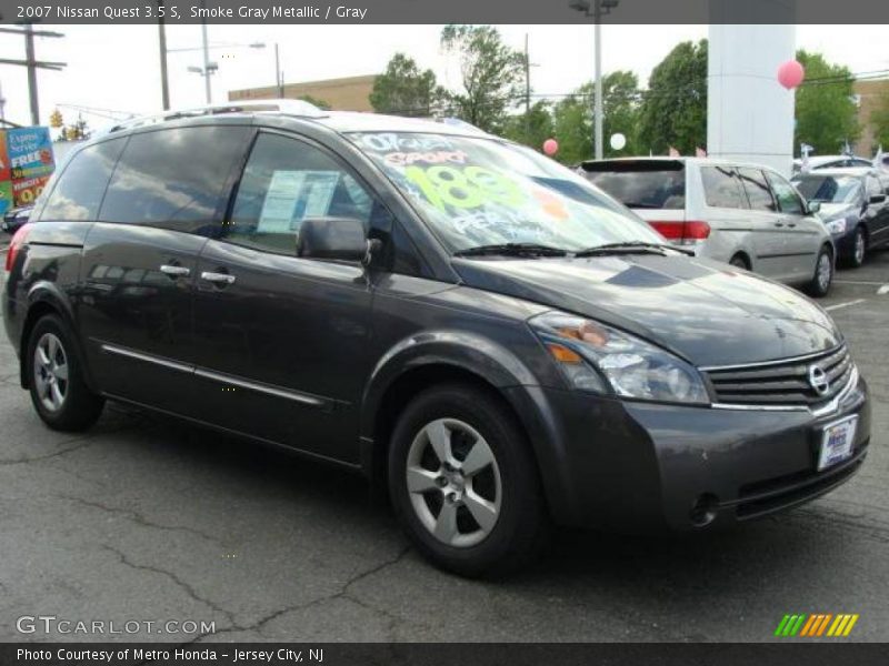 Smoke Gray Metallic / Gray 2007 Nissan Quest 3.5 S