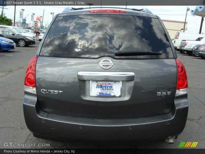 Smoke Gray Metallic / Gray 2007 Nissan Quest 3.5 S