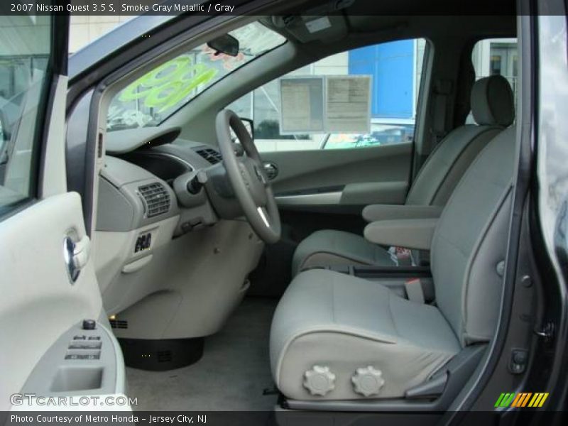 Smoke Gray Metallic / Gray 2007 Nissan Quest 3.5 S