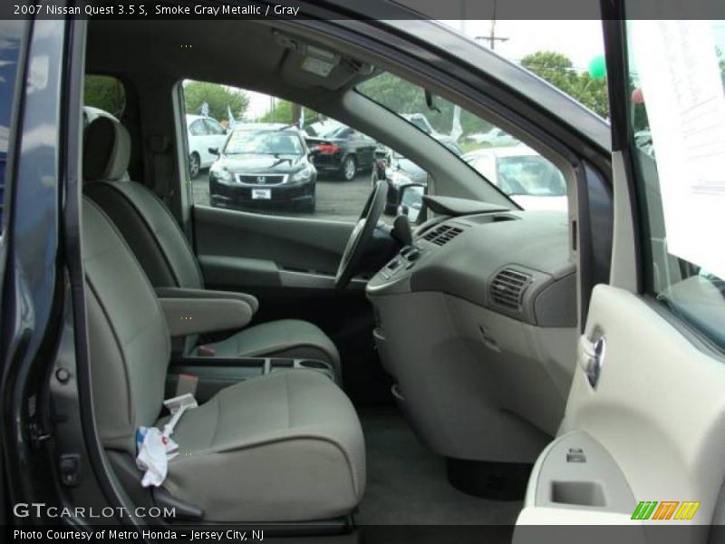 Smoke Gray Metallic / Gray 2007 Nissan Quest 3.5 S