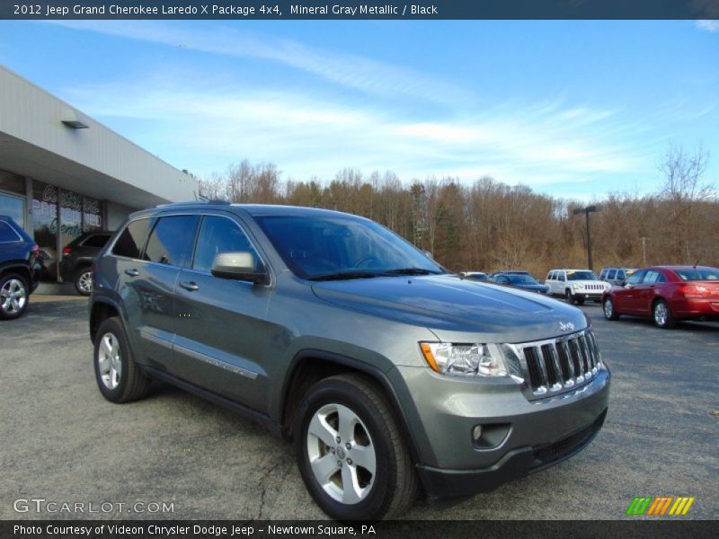 Mineral Gray Metallic / Black 2012 Jeep Grand Cherokee Laredo X Package 4x4