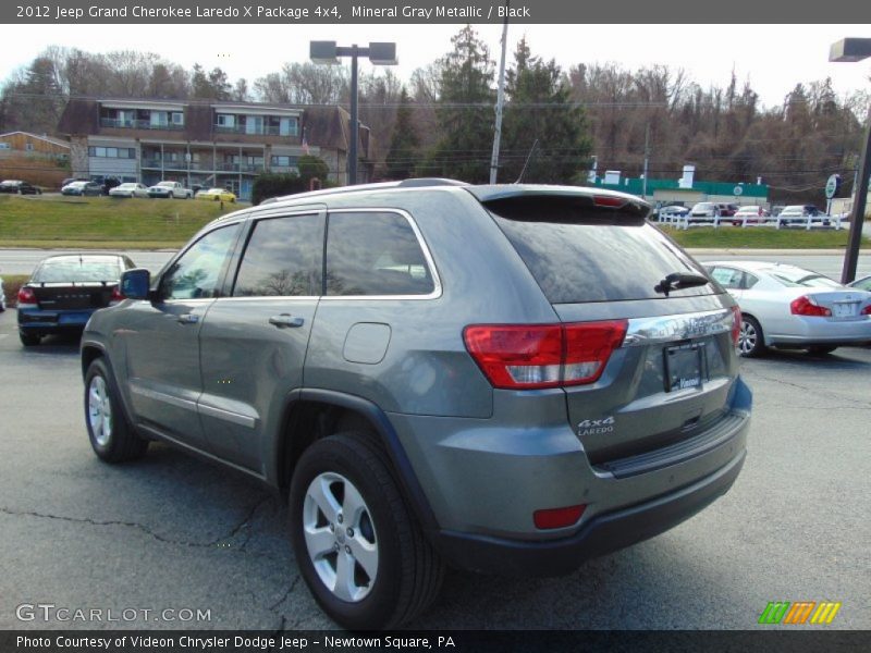 Mineral Gray Metallic / Black 2012 Jeep Grand Cherokee Laredo X Package 4x4