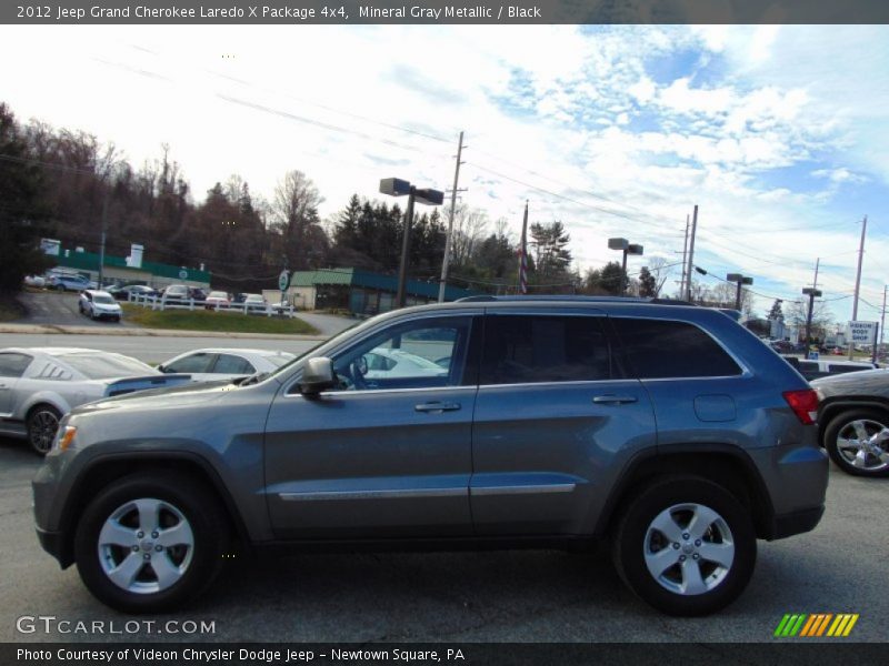 Mineral Gray Metallic / Black 2012 Jeep Grand Cherokee Laredo X Package 4x4