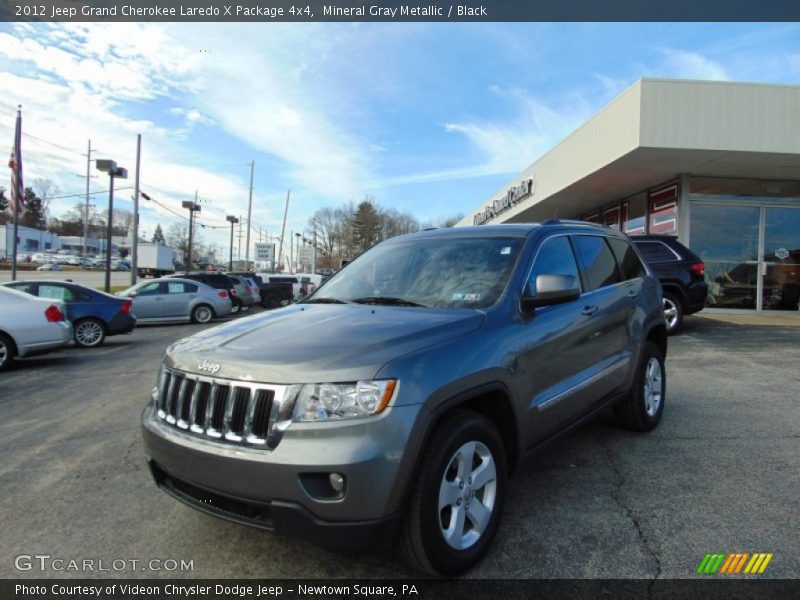 Mineral Gray Metallic / Black 2012 Jeep Grand Cherokee Laredo X Package 4x4