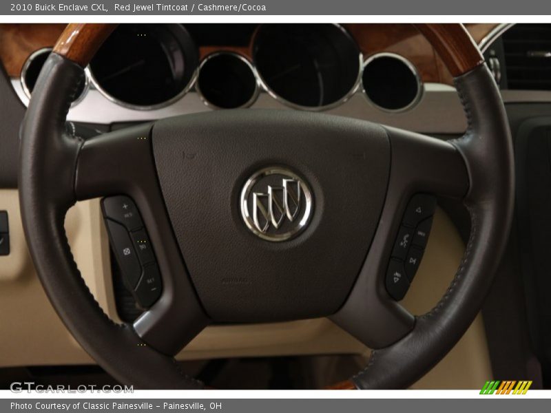 Red Jewel Tintcoat / Cashmere/Cocoa 2010 Buick Enclave CXL