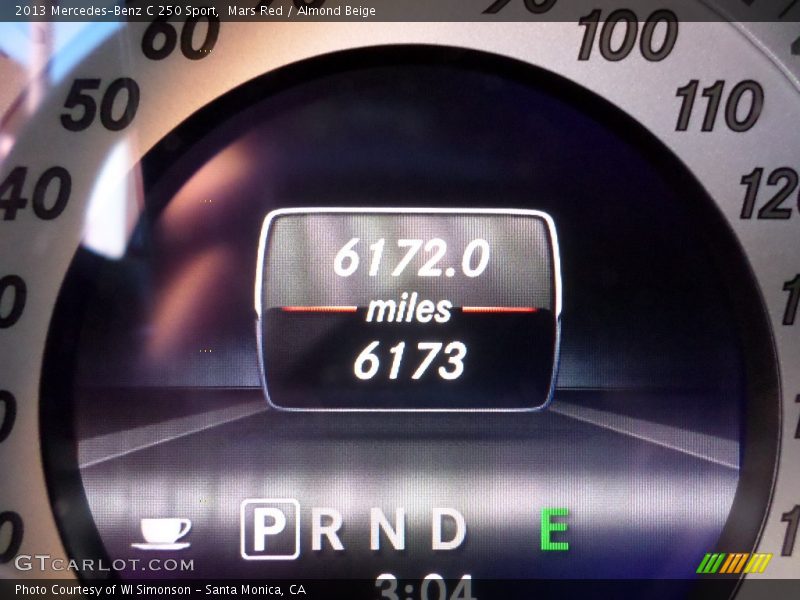 Mars Red / Almond Beige 2013 Mercedes-Benz C 250 Sport