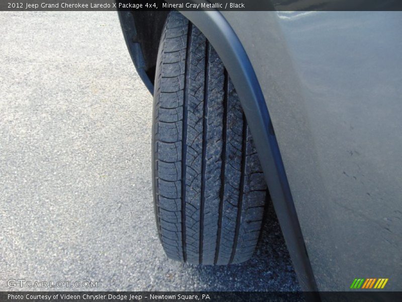Mineral Gray Metallic / Black 2012 Jeep Grand Cherokee Laredo X Package 4x4