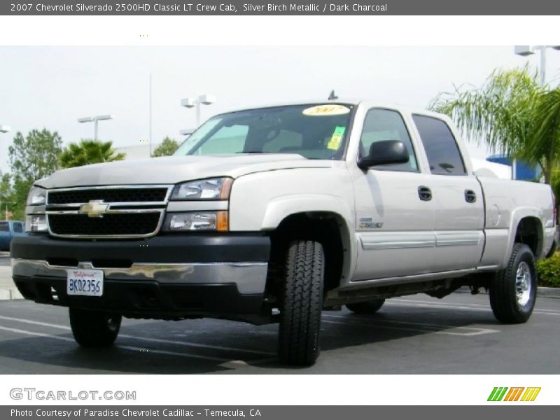 Silver Birch Metallic / Dark Charcoal 2007 Chevrolet Silverado 2500HD Classic LT Crew Cab